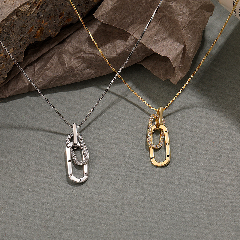 925 Sterling Silver and Zircon Necklace