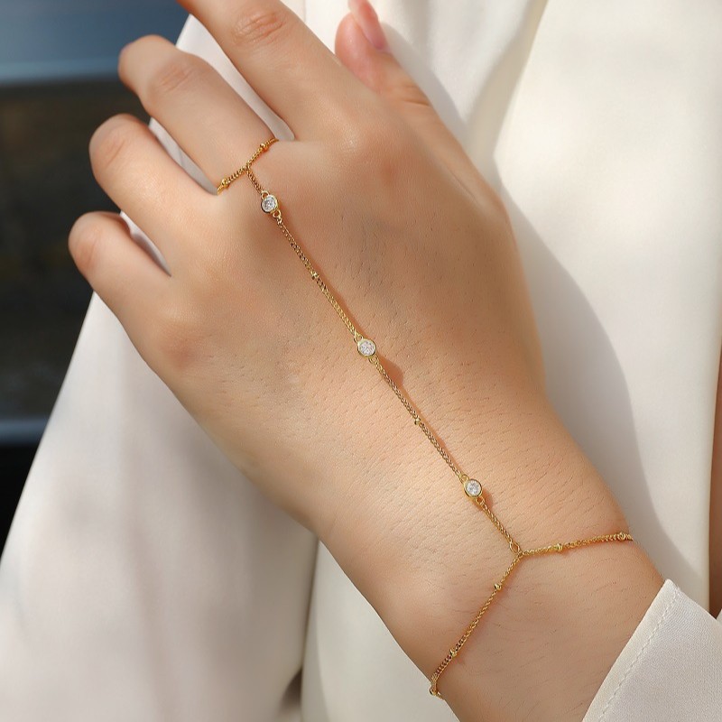Non-fading S925 Silver Stackable Moissanite Bracelet