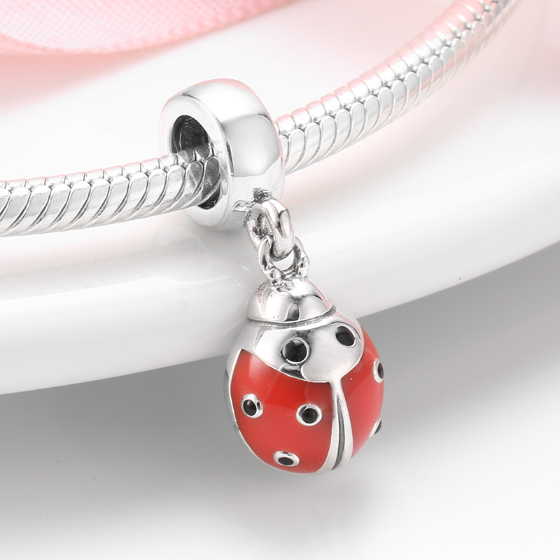 S925 Sterling Silver LADYBIRD Pendant