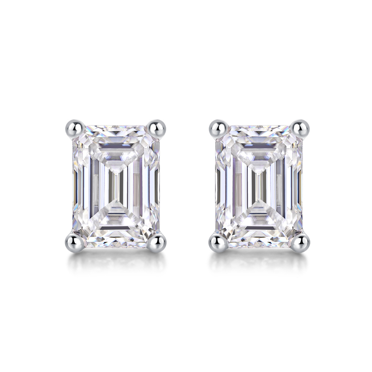 S925 Sterling Silver Moissanite Earrings