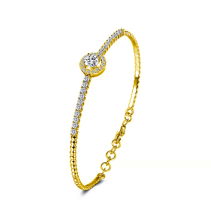 925 Sterling Silver Moissanite Bracelet