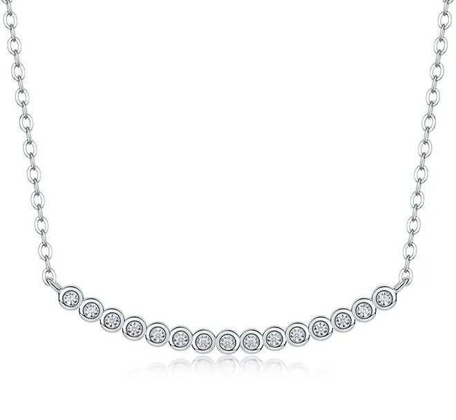 S925 Silver Moissanite Necklace