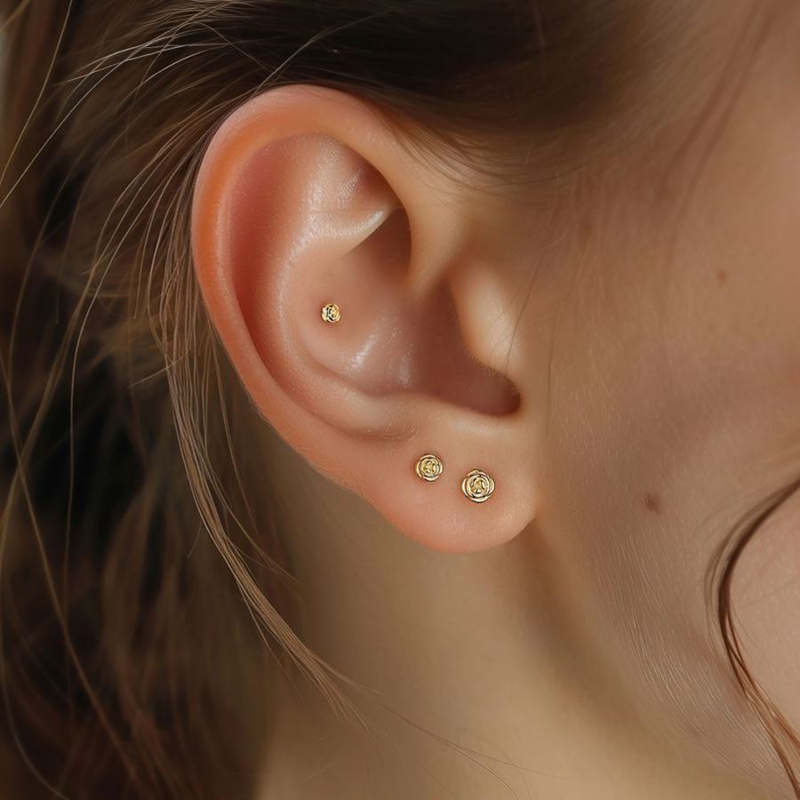 S925 Sterling Silver Stud Earrings