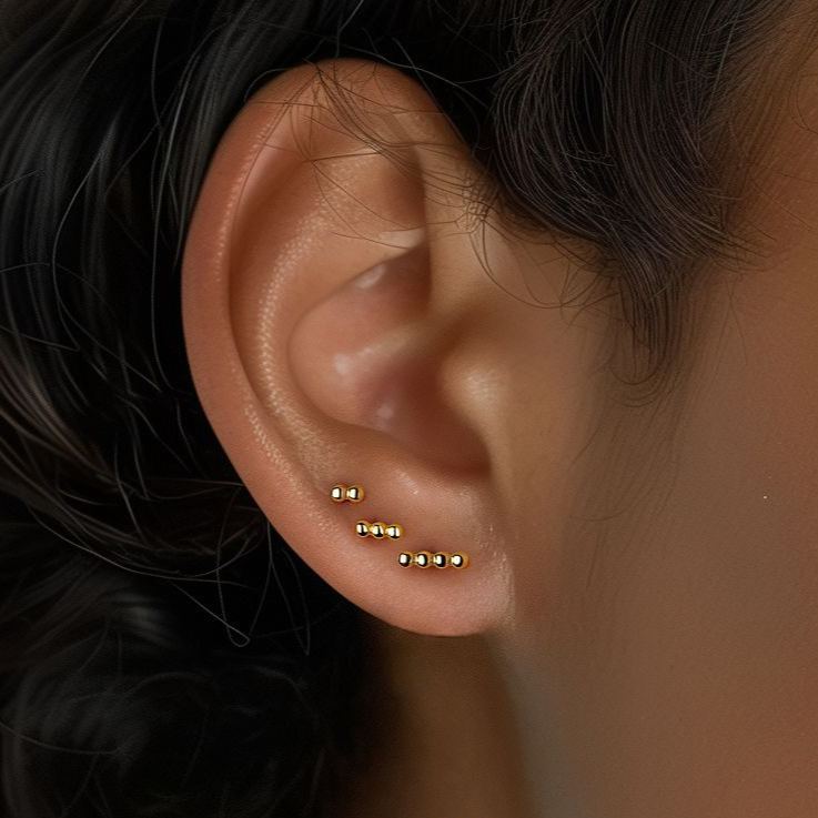S925 Sterling Silver Stud Earrings