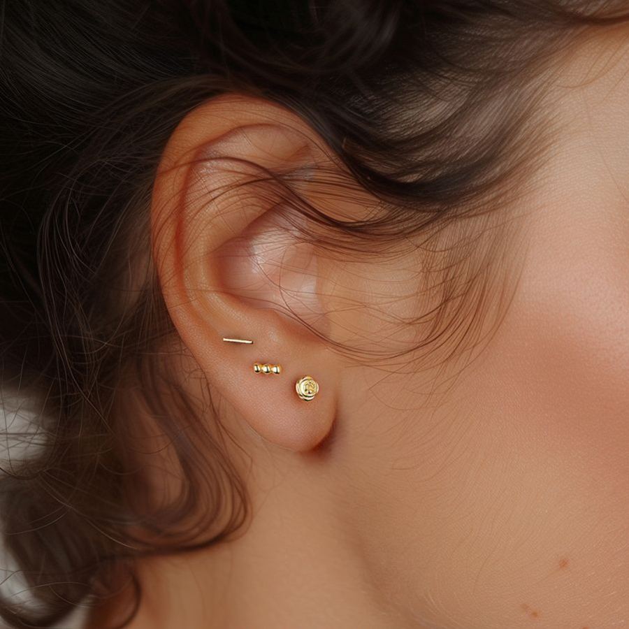 S925 Sterling Silver Stud Earrings