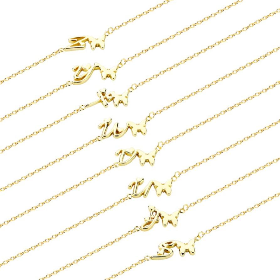 S925 Sterling Silver 26-Letter Bracelet