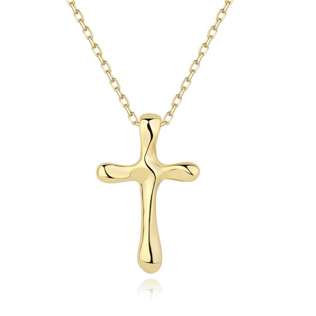 S925 Sterling Silver Cross Necklace