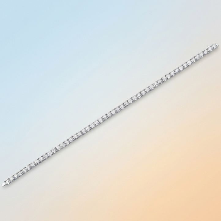 S925 Silver Moissanite Tennis Bracelet