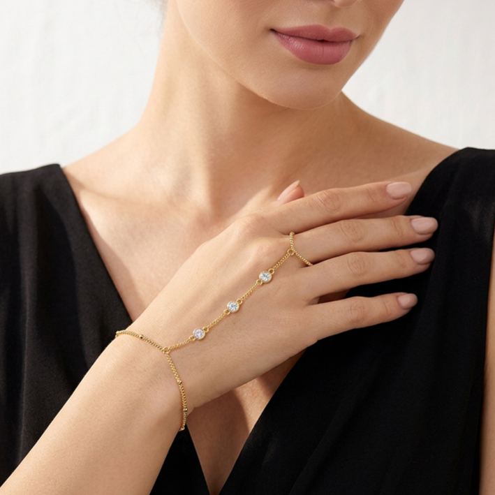 Non-fading S925 Silver Stackable Moissanite Bracelet