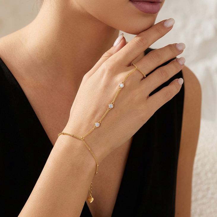Non-fading S925 Silver Stackable Moissanite Bracelet