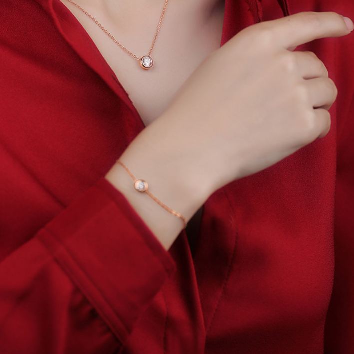 925 Sterling Silver Moissanite Bracelet