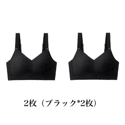 【花柄着瘦せブラ】大きな胸が小さく見える、肌にやさしい下垂防止ブラジャー