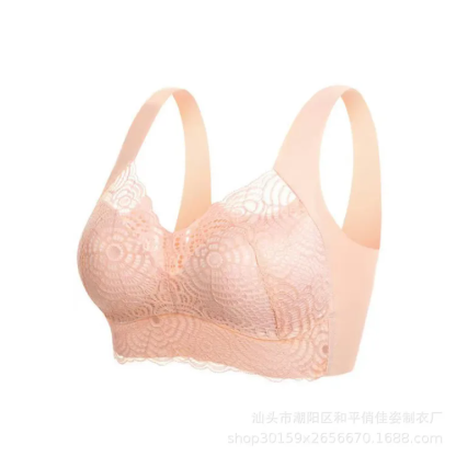 着るだけスッキリ見え！ホックなし楽ちん一体型、締め付けゼロで快適◎