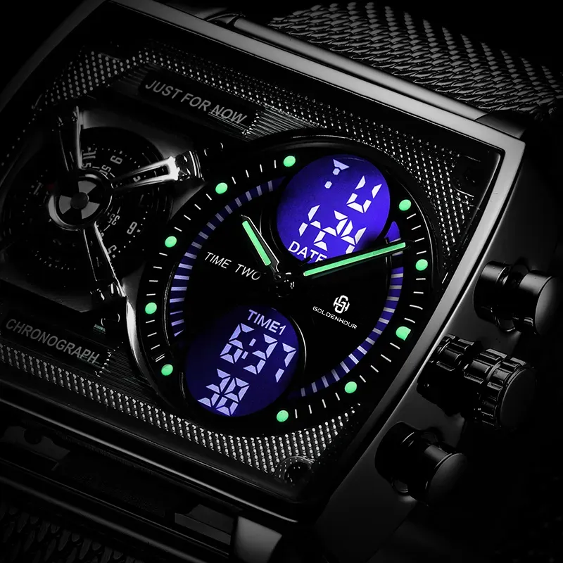 Ark II Square Large Dial Watch