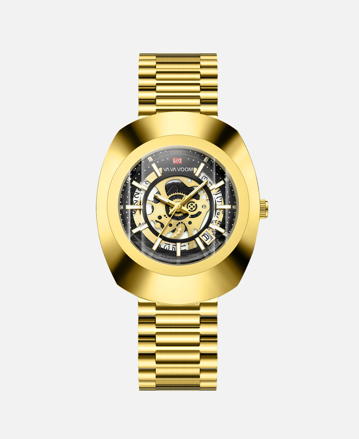 Men's Diamond Cut Business Watch