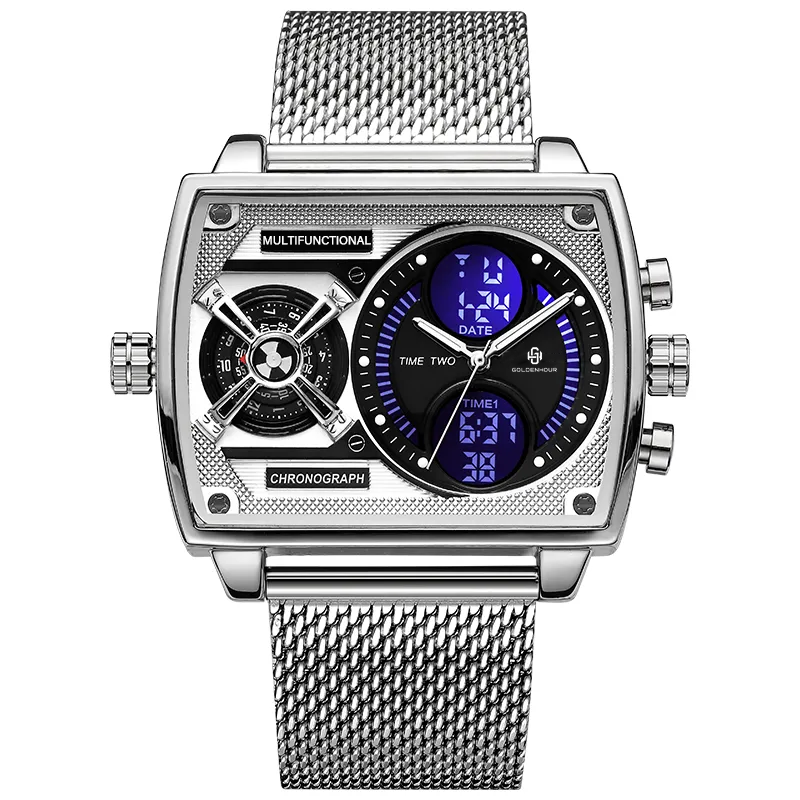 Ark II Square Large Dial Watch