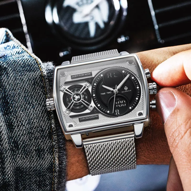 Ark II Square Large Dial Watch