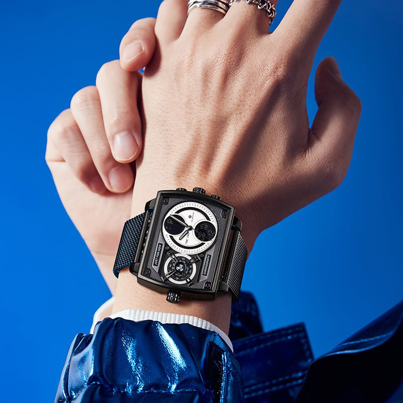 Ark II Square Large Dial Watch