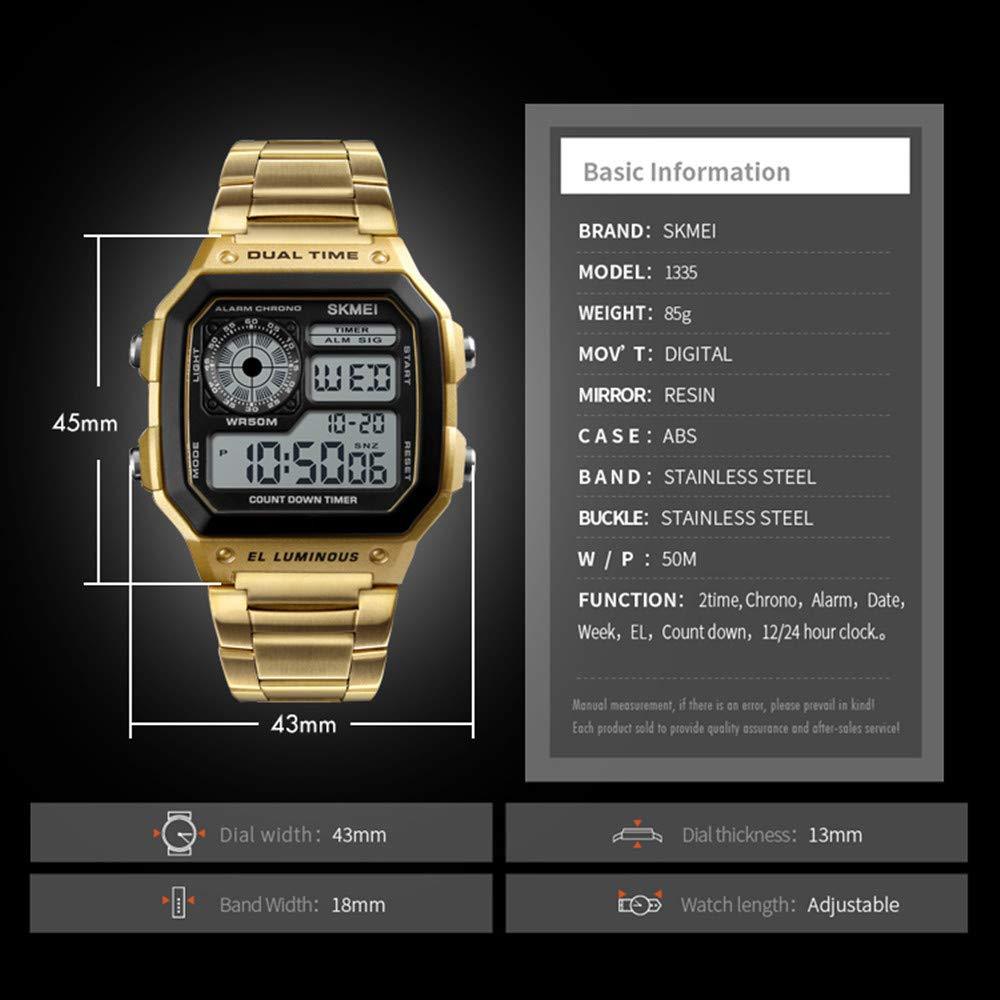 Top Brand Wholesale Stainless Steel Men Luxury Fashion Digital Watch