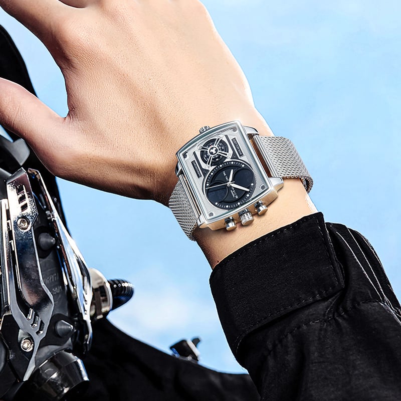 Ark II Square Large Dial Watch