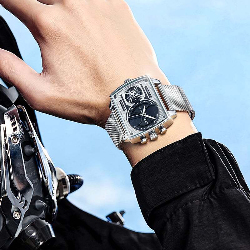 Ark II Square Large Dial Watch