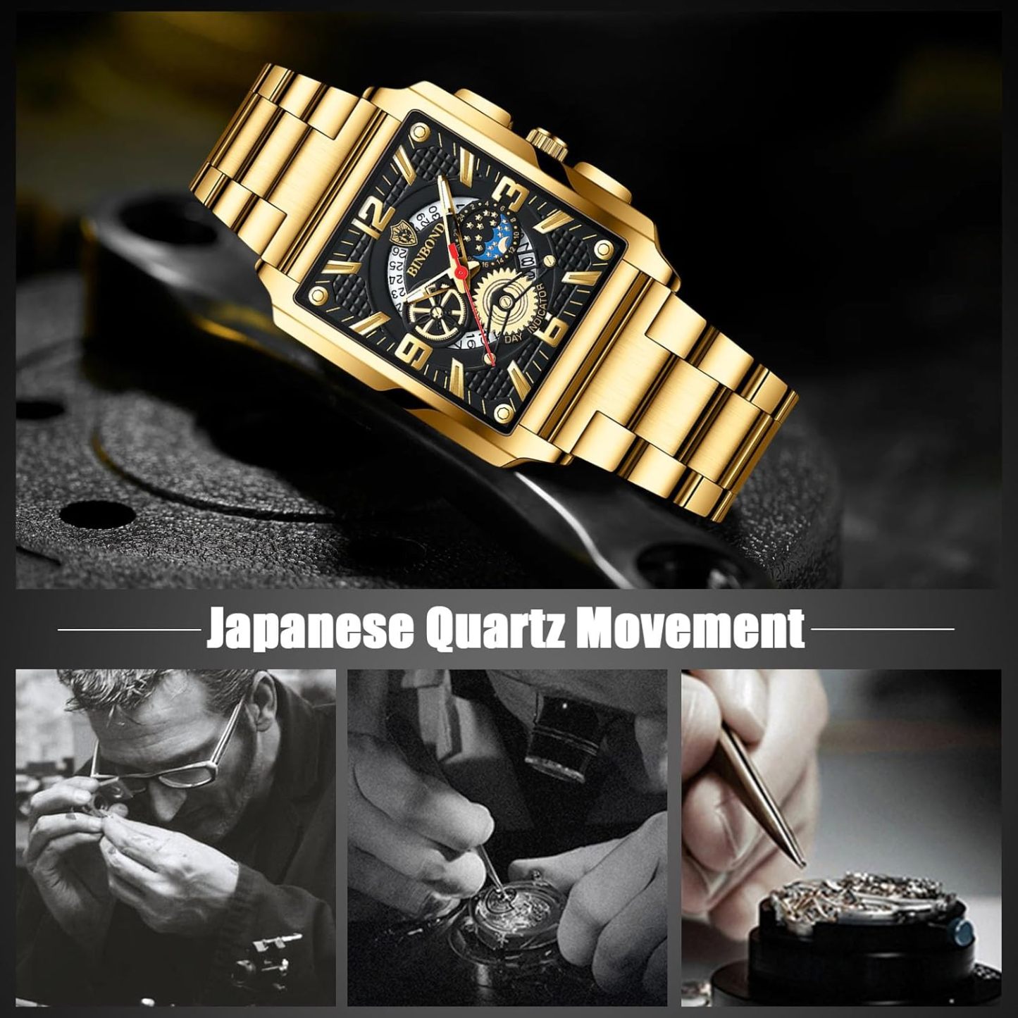 Calendar Waterproof Glow Watch