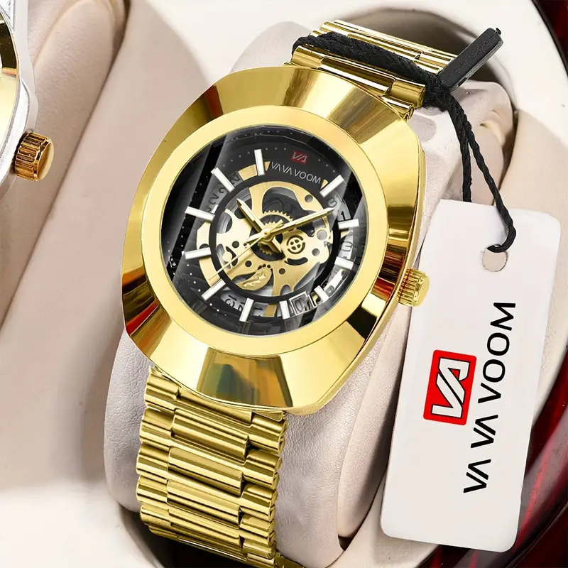 Men's Diamond Cut Business Watch