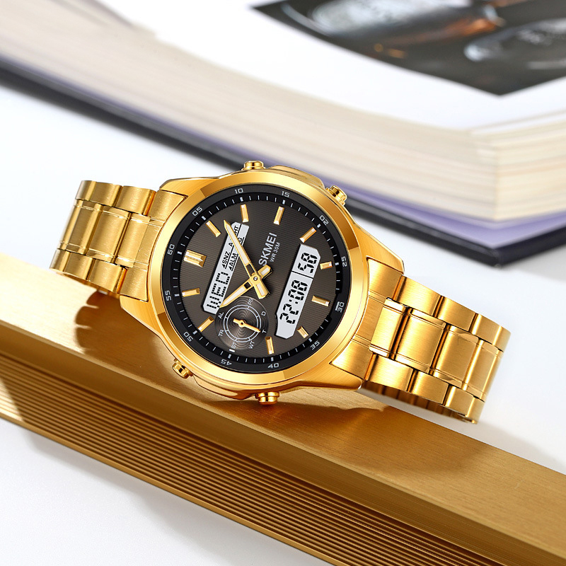 Men's radar dual display business simple watch