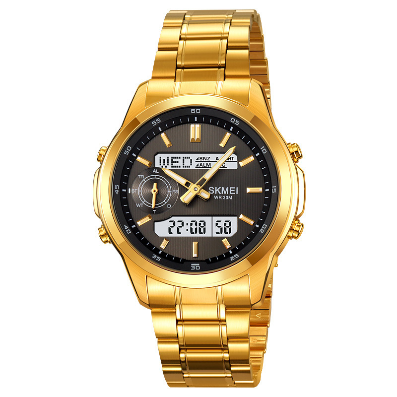Men's radar dual display business simple watch