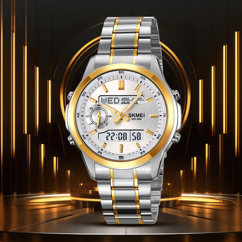 Men's radar dual display business simple watch