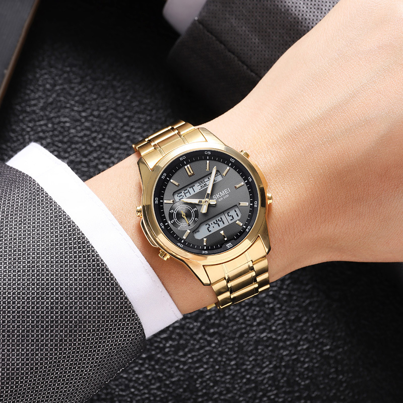 Men's radar dual display business simple watch