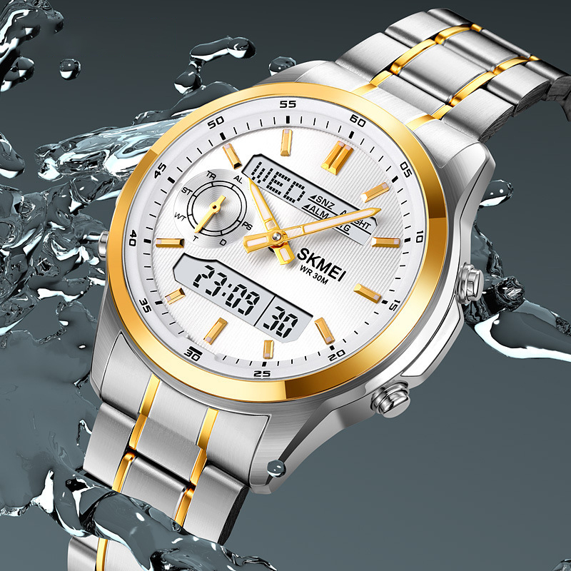 Men's radar dual display business simple watch