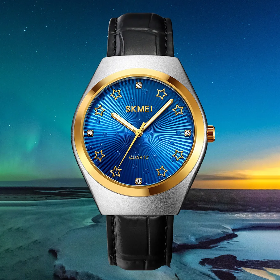 Men's Textured Blue Starry Sky Watch