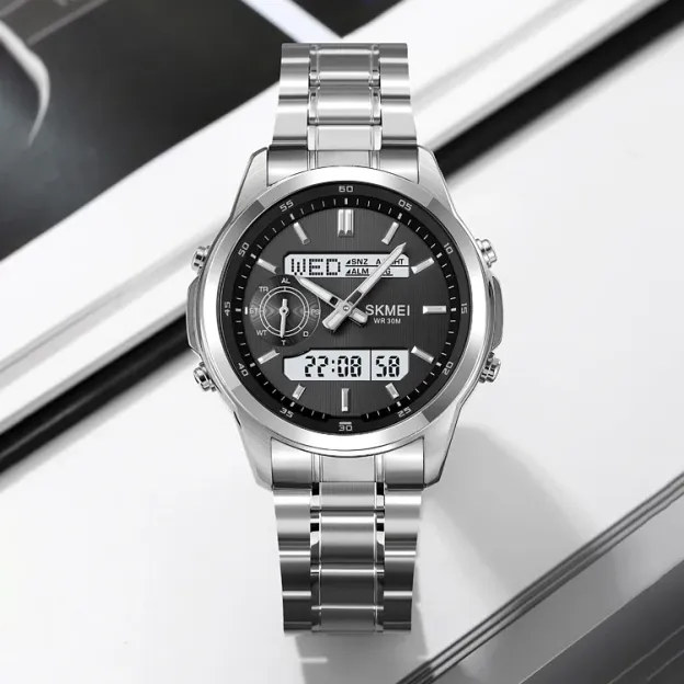 Men's radar dual display business simple watch