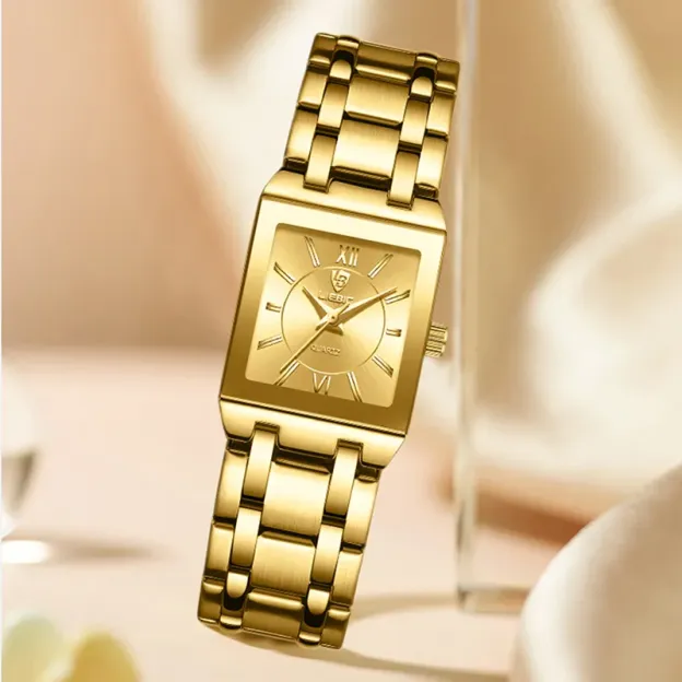 Men Women Classic Square Business Quartz Watch