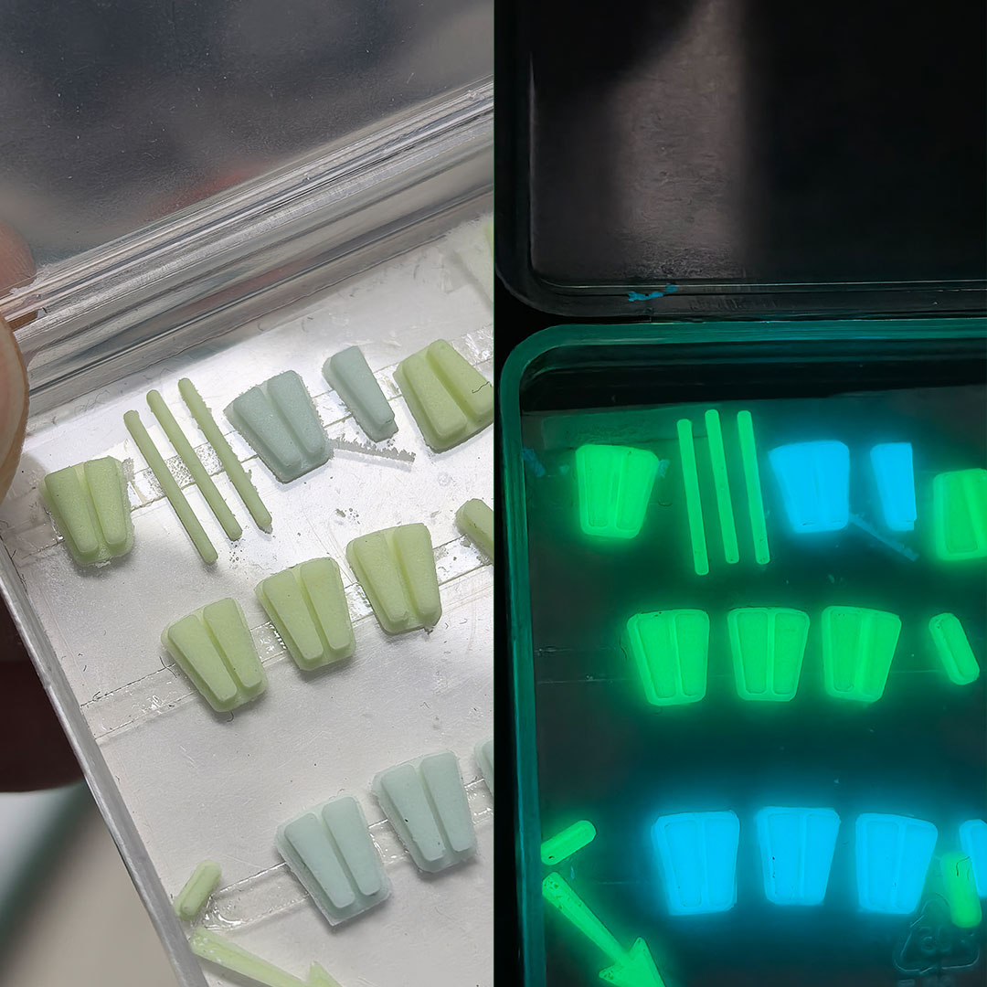 Luminous precision molding