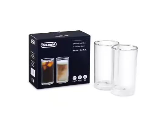 De'Longhi Double Wall Cold Brew Glasses 300ml DLSC325