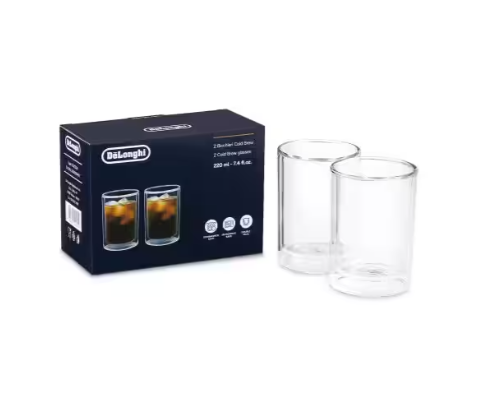 De'Longhi Double Wall Cold Brew Glasses 220ml DLSC324