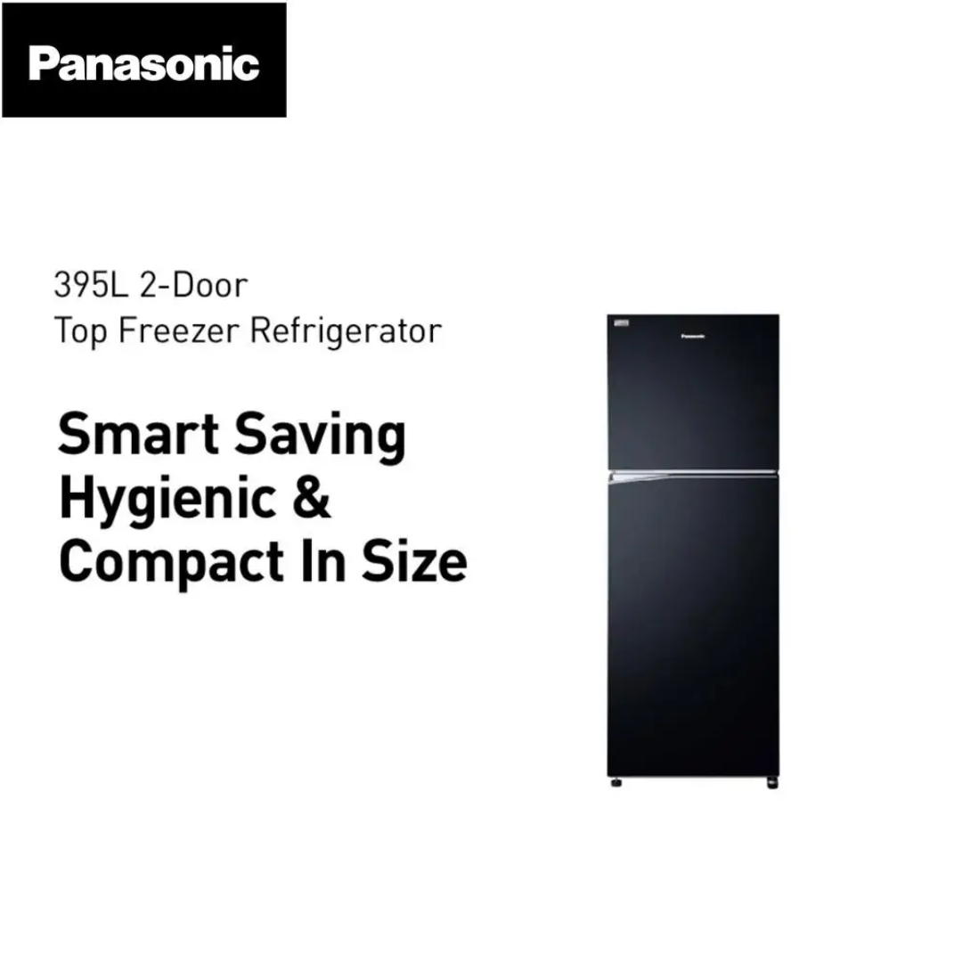 Panasonic NR-TL381 395L Inverter Energy Saving 2-Door Top Freezer Refrigerator NR-TL381BPKM