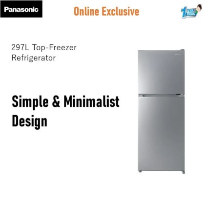 Panasonic NR-TC311BUSM (297L) 2-DOOR TOP FREEZER REFRIGERATOR NR-TC311B - ONLINE EXCLUSIVE MODEL