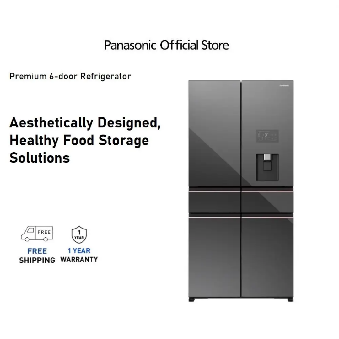 Panasonic NR-WY720Z (650 L) Premium 6-door Refrigerator PRIME+ Edition NR-WY720ZMMM