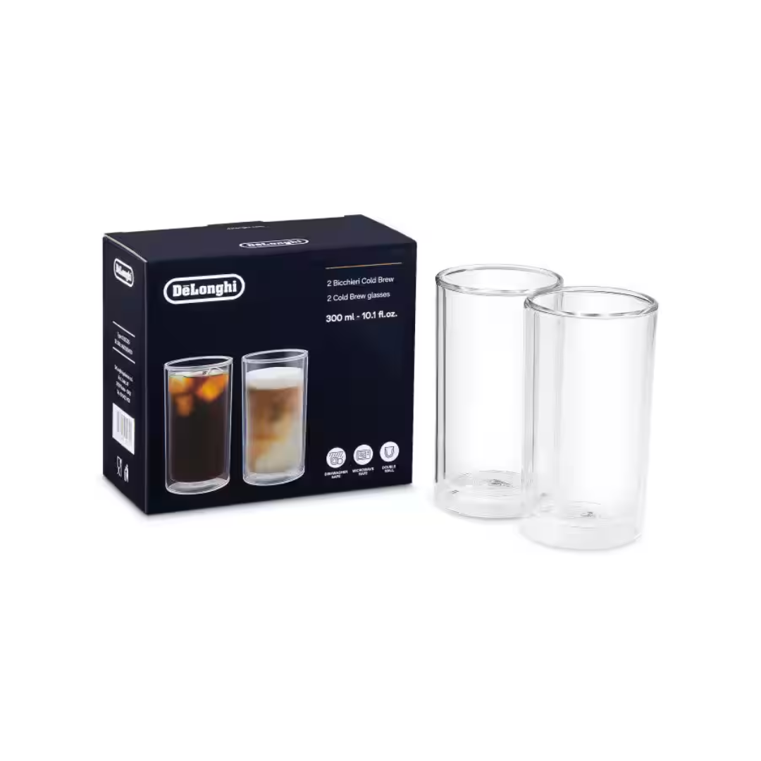 De'Longhi Double Wall Cold Brew Glasses 300ml DLSC325