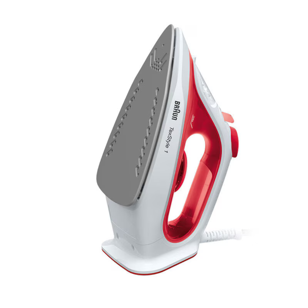 Braun TexStyle 1 Steam Iron SI 1019 Red/white