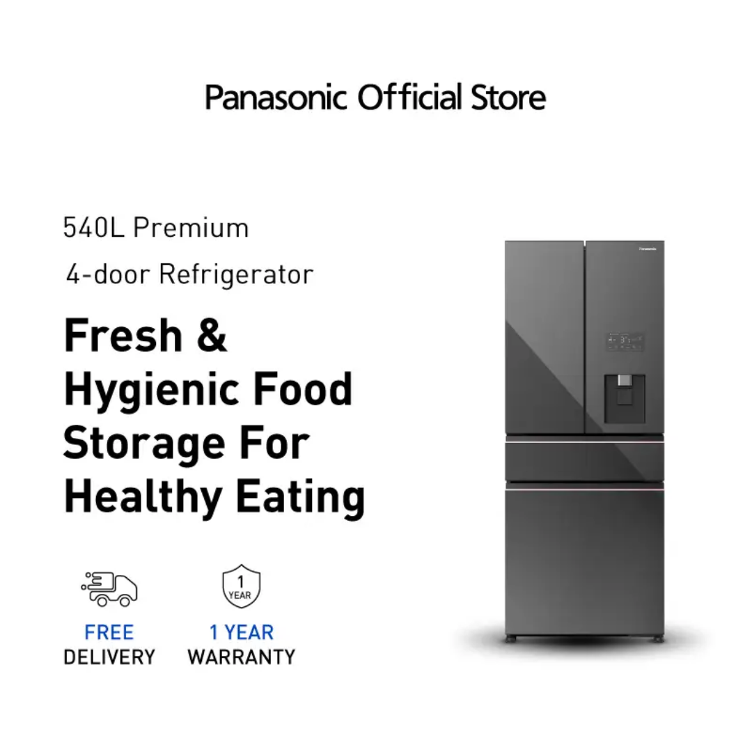 Panasonic NR-YW590Y 540L Premium 4-door Refrigerator NR-YW590YMMM