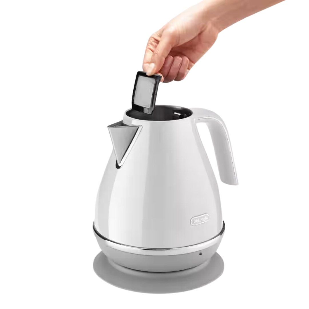 Delonghi Icona Capitals Sidney White Kettles KBOC2001.W