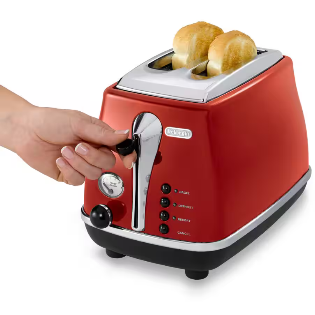 Delonghi Icona Toasters RED CTO2003.R