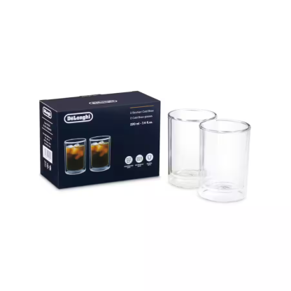 De'Longhi Double Wall Cold Brew Glasses 220ml DLSC324