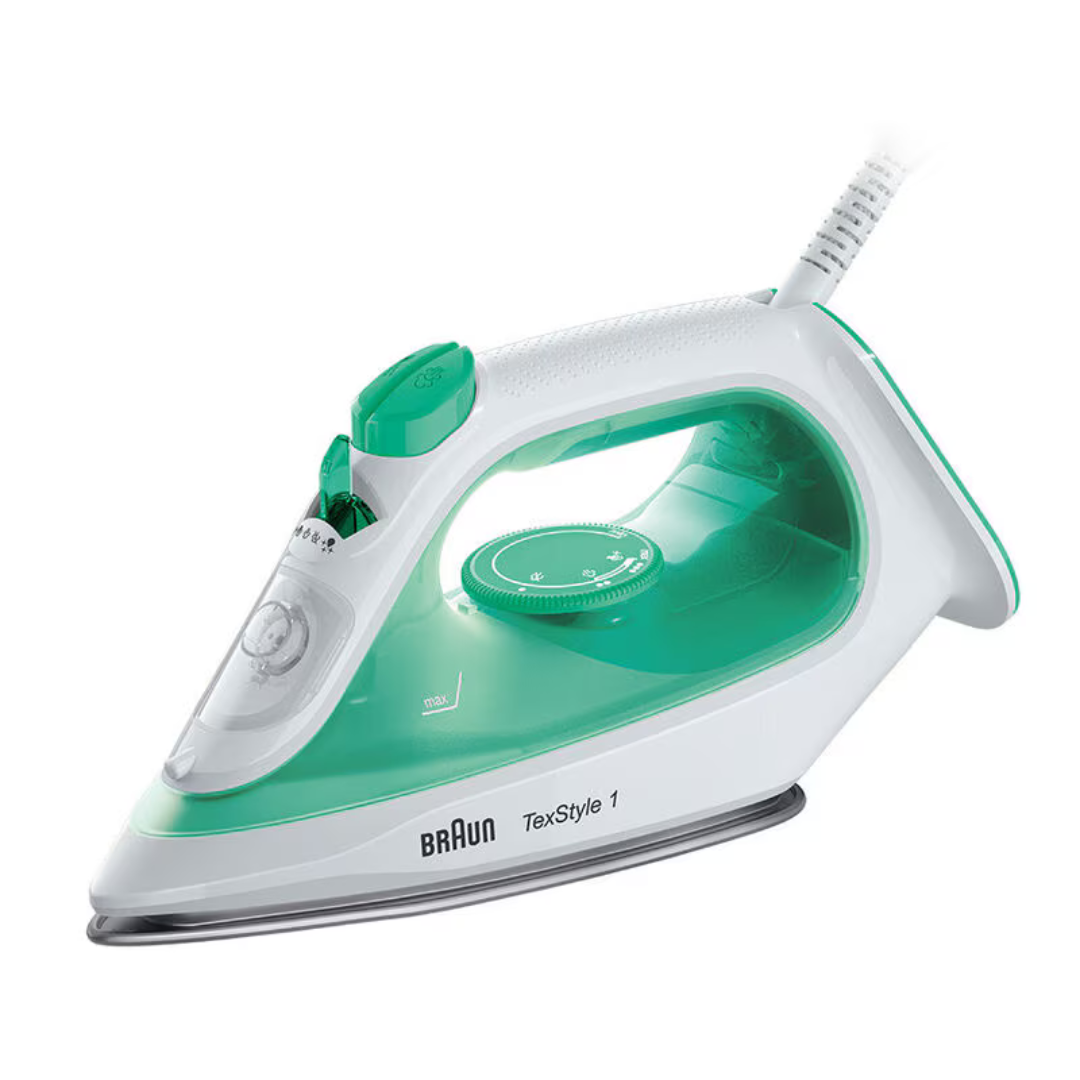 Braun TexStyle 1 Steam Iron SI 1040 Green/white