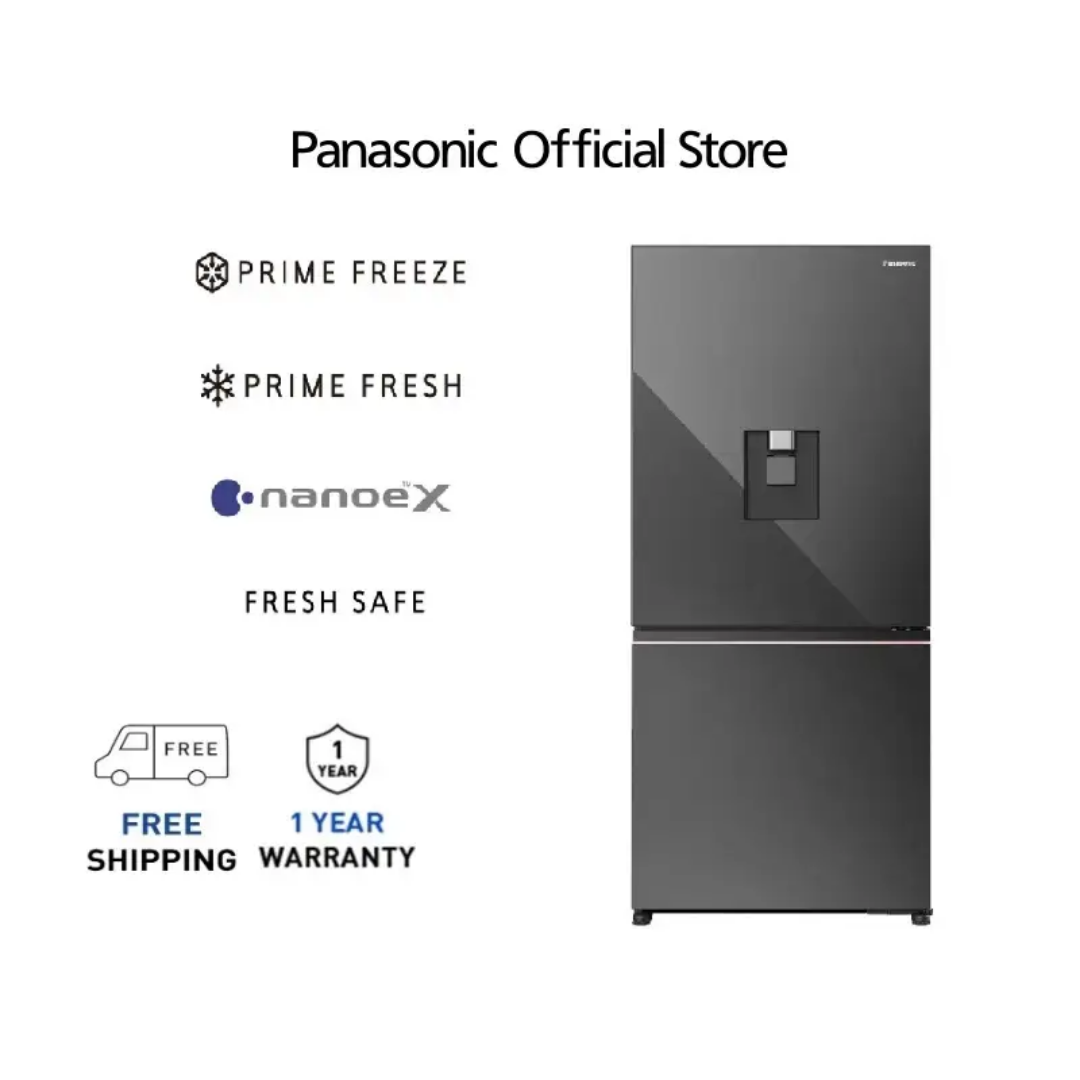 Panasonic NR-BW530X 500L PRIME+ EDITION PREMIUM 2 DOOR REFRIGERATOR NR-BW530XMMM