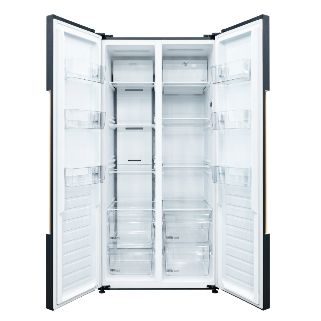 Panasonic NR-S621 (570L) Large Capacity Side-By-Side User-friendly & energy saving Refrigerator NR-S621BB-MY